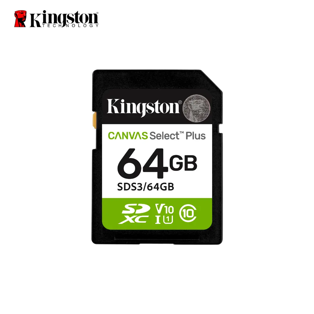 Memoria SD Kingston 64GB Canvas Select Plus (SDS3/64GB)