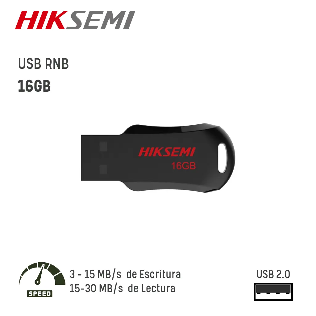 Memoria USB 2.0 Hiksemi 16GB RNB (HS-USB-M200R 16G)