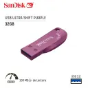 Memoria USB 3.2 Sandisk 32GB Ultra Shift Purple (SDCZ410-032G-G46CO)