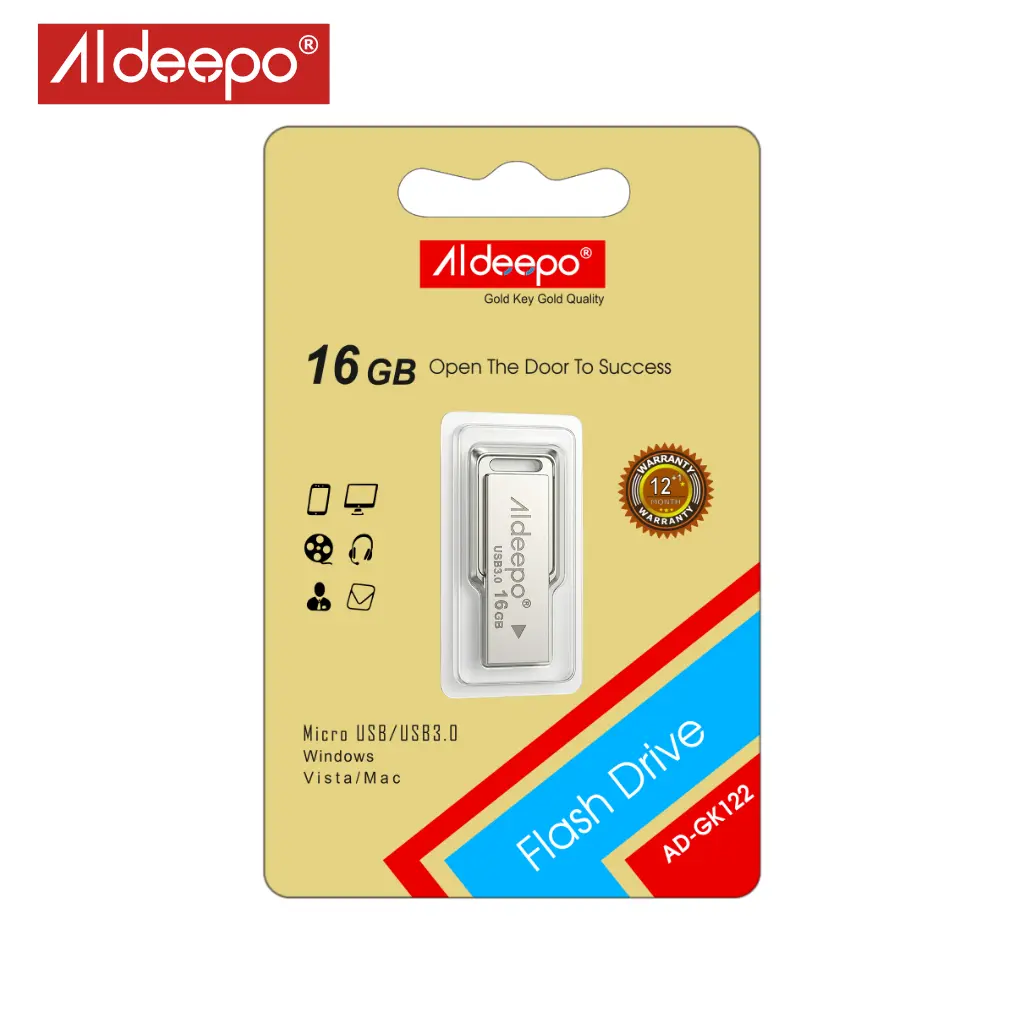 Memoria USB 3.0 Aldeepo 16GB (AD-GK122)