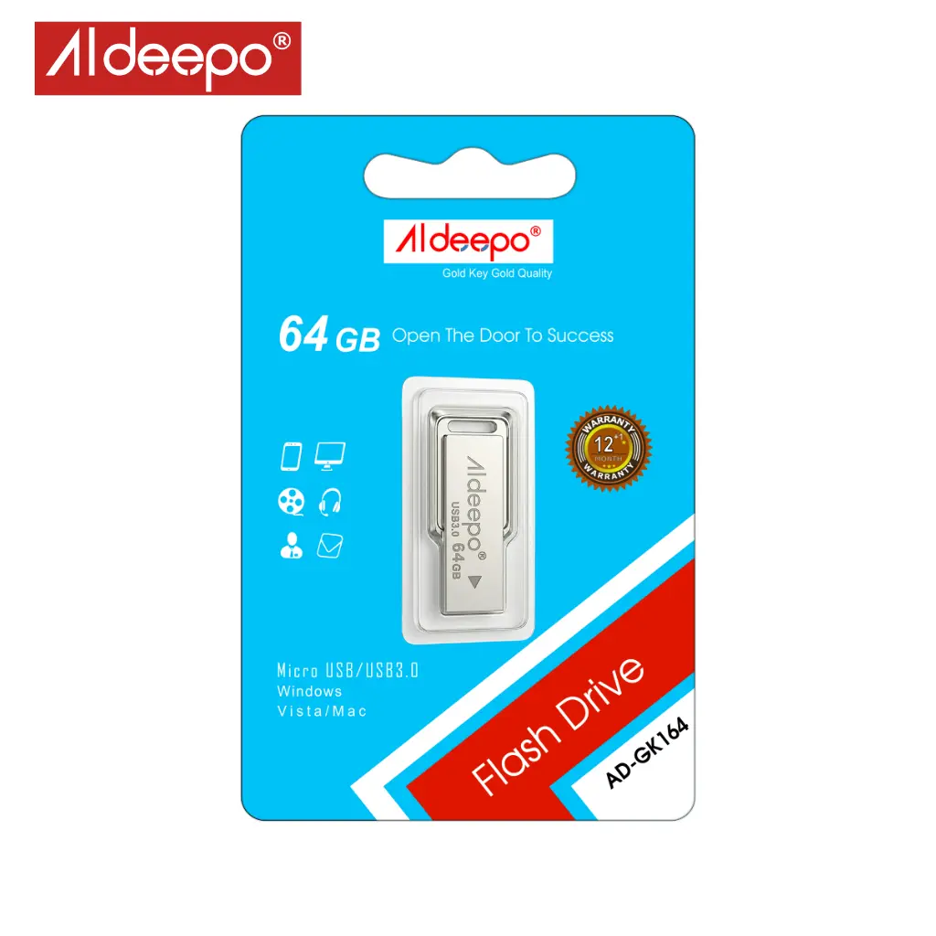 Memoria USB 3.0 Aldeepo 64GB (AD-GK164)